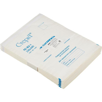 Пакет для стерилизации Винар Стерит для паровой и воздушной стерилизации 230х280 мм (100 штук в упаковке)