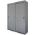 Шкаф-купе металлический архивный Металл-Завод AL2015 (1500х450х2000 мм)