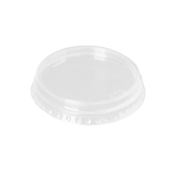 Крышка для стакана 95 мм пластиковая прозрачная 50 штук в упаковке Комус
