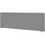 Экран к столу Metal System Style Б.ТЭКР-3 с креплением фронтальный (серый, 1250х28х450 мм)
