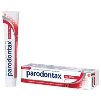 Зубная паста Parodontax Без фтора 75 мл Зубная паста Parodontax Без фтора 75 мл