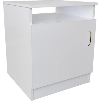 Тумба прикроватная Север (белый шагрень, 432х450х490 мм)