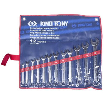 Набор ключей комбинированных King Tony 8-22 мм 12 предметов (1212MR)