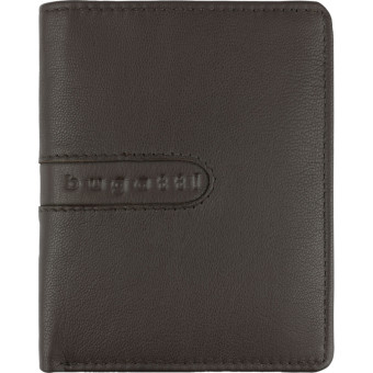 Портмоне мужское Bugatti Bomba из полиэстера и натуральной кожи  коричневого цвета (49135102)