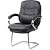 Конференц-кресло Easy Chair 515V PU чёрное (экокожа,  металл)