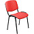 Стул офисный Easy Chair Изо красный экокожа металл чёрный (550728)