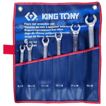Набор ключей разрезных King Tony 8-22 мм 6 предметов (1306MR)