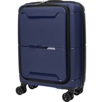 Чемодан Fabretti размер S 37 л из полипропилена синий