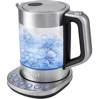 Чайник электрический Kitfort КТ-616 серебристый