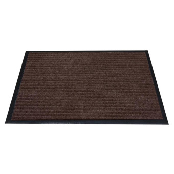 Коврик входной влаговпитывающий ворсовый 120х180 см коричневый