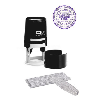 Печать самонаборная круглая Colop R45 (2 круга)