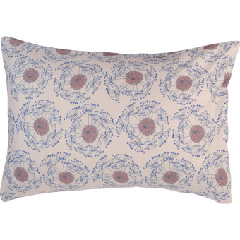 Наволочка Tkano Prairie Воздушный цветок 50х70 см сатин 130 г/кв.м. бежевая (2 штуки в упаковке)