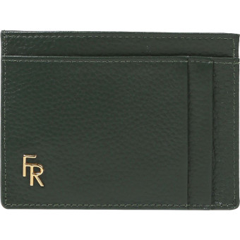 Картхолдер Fabretti натуральная кожа на 7 карт зеленый (QCH403D-151)