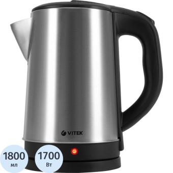 Чайник электрический Vitek VT-1150 серебристый