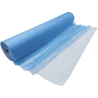 Простыня одноразовая Sense нестерильная в рулоне c перфорацией 200 x 70  см (голубая, 4 рулона по 100 штук в упаковке)