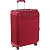 Чемодан Polar размер S 44 л тёмно-красный из ABS-пластика/полиэстера