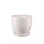 Горшок для цветов Вещицы Бутон 4.7 л молочно-белый (21.6x19.5 см)