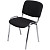 Стул офисный Easy Chair Изо чёрный ткань металл хромированный (1397331)