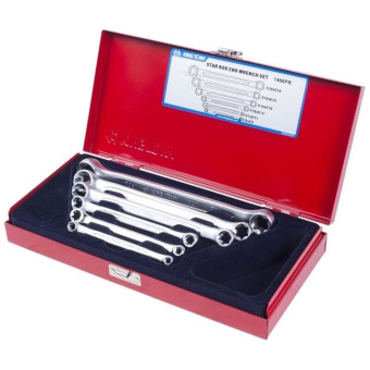 Набор ключей накидных King Tony Е6-Е24 6 предметов (1406PR)