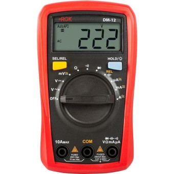 Мультимер RGK DM-12 с поверкой (779630)