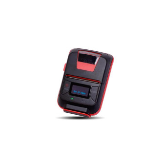 Принтер чековый мобильный Mertech MPrint E200 черный/красный