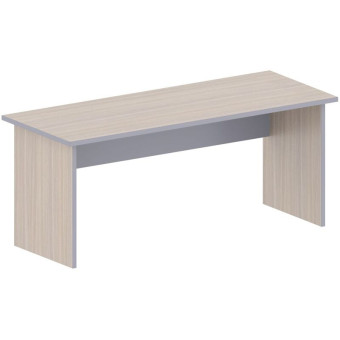 Стол прямой Easy Business 061.218  (дуб светлый/серый, 1800х700х747 мм)