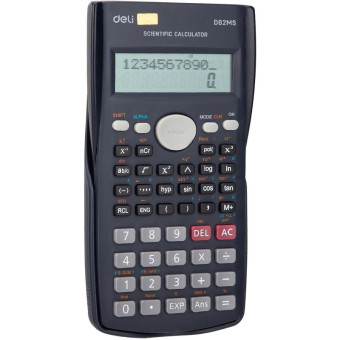 Калькулятор научный Deli ED82MS 10+2-разрядный 240 функций 158х85х22 мм (подходит для ЕГЭ)