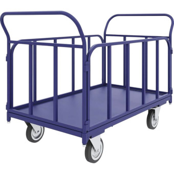 Тележка платформенная Rusklad ТБ 6 с трубчатыми бортами (до 450 кг,  800х1200 мм)