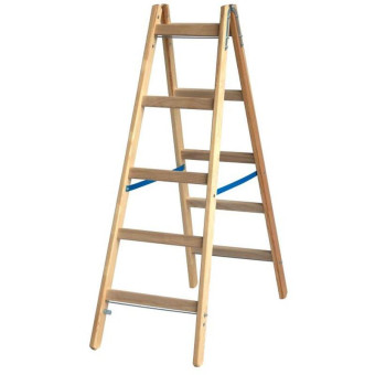 Cтремянка деревянная 2х5 ступени Krause 170255