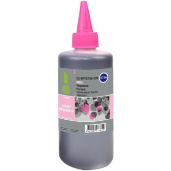 Чернила Cactus T6736 CS-EPT6736-250 для Epson светло-пурпурные совместимые