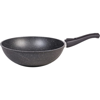 Сковорода вок Мечта 28 см с антипригарным покрытием со съемной ручкой