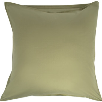 Наволочка Tkano Essential 70х70 см сатин 125 г/кв.м зеленая (2 штуки в упаковке)