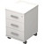 Тумба подкатная Avance 6ТЗ.004/1 с замком (белый, 394х454х595 мм, 3  ящика)