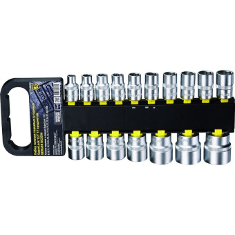 Набор головок торцевых Berger SuperLock 1/2 дюйма 8-32 мм 17 штук (BG2036)