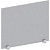 Экран к столу Easy Standard с креплением фронтальный (серый, 600x18x450 мм)