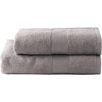 Набор полотенец махровых Basic Collection 2 штуки 50x80/70х130 см 500  г/кв.м пепельный