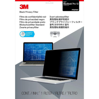 Экран защиты информации 3M для Apple MacBook Pro 13 2016 черный (PFNAP007)