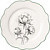 Тарелка обеденная Home Queen Флорес фарфор 27 см разноцветная (6 штук в  упаковке)