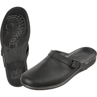 Сабо Ионел мужские из натуральной кожи черные (размер 41)