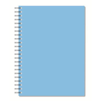 Бизнес-тетрадь Attache Bright colours A4 96 листов голубая в клетку на спирали (220x297 мм)
