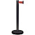 Стойка с лентой BSLN-X86333 (черный, красная лента 3 м)