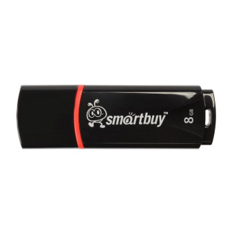 Флешка USB 2.0 8 ГБ SmartBuy Crown (SB8GBCRW-K) Флешка USB 2.0 8 ГБ SmartBuy Crown (SB8GBCRW-K)