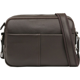 Сумка повседневная мужская Fabretti коричневая (L16830-12)