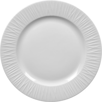 Тарелка Sam&Squito Tiffany фарфор 20.2 см белая (6 штук в  упаковке)