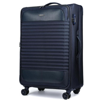 Чемодан Fabretti 73.9 литра ткань синий (TRM2311-28-8)