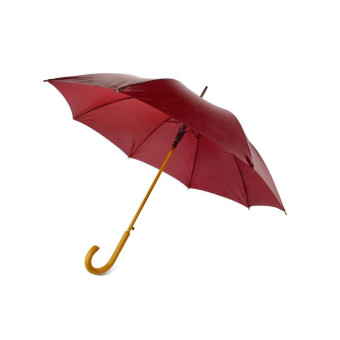 Зонт-трость Ахилл полуавтомат бордовый