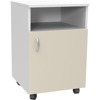 Тумба подкатная Megi МД-105 (белый/бежевый, 430х450х660 мм)