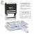 Штамп самонаборный Colop Printer 55-Set-F пластиковый 10 строк 40х60 мм