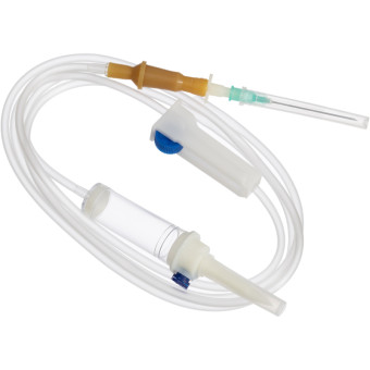 Система инфузионная пластиковый шип длина иглы 40 мм (25 штук в упаковке)