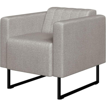 Кресло Bright City серое (ткань)